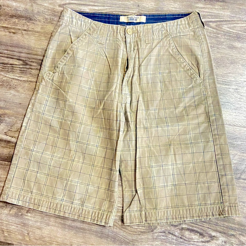 Wrangler Tan Cargo Shorts Lightweight Cotton